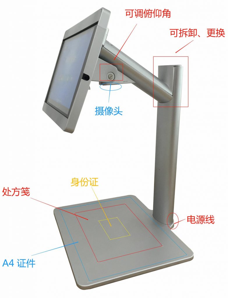 PH智能高拍仪结构图